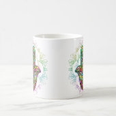 Mug Hamsa Fatma Main Psychedelic Art (Centre)