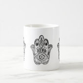 Mug Hamsa tiré par la main (Centre)