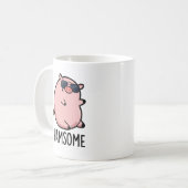 Mug Hamsome Funny Pig Pun (Devant gauche)