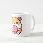 Mug Hamster avec beignet (Devant droit)