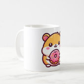 Mug Hamster avec beignet (Devant gauche)
