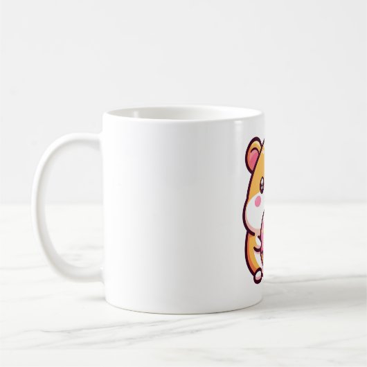 Mug Hamster avec beignet (Gauche)