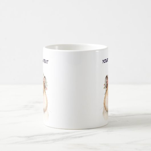 Mug Hamster Custom Message (Centre)