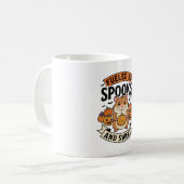 Mug Hamster d'Halloween Alimenté par les Fantômes Drôl (Devant gauche)