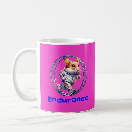 Mug Hamster Endurance course de hamster Hamster (Gauche)