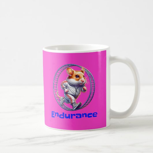 Mug Hamster Endurance course de hamster Hamster (Droite)