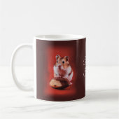 Mug Hamster et Brésil noix sur rouge (Gauche)