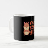Mug Hamster - Ich bin nicht Kurz, dass ich nur Hamster (Devant gauche)