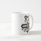 Mug Hamster maman amoureux des animaux mignons (Devant droit)