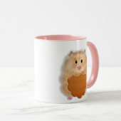 Mug Hamster mou avec illustration biscuit cadeau (Devant droit)