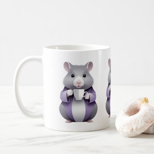 Mug Hamster Mug, Anniversaire, Cadeaux (Avec donut)