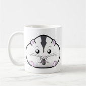 Mug Hamster nain russe semi-blanc potelé (Gauche)