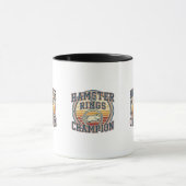 Mug Hamster Rings Champion Retro Design (Centre)