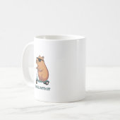 Mug hamster sur scooter (Devant gauche)