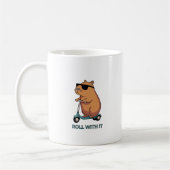 Mug hamster sur scooter (Gauche)