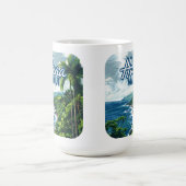 Mug Hana Maui Hawaii Road à Hana Beach Coast Retro (Centre)