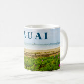 Mug Hanalei Bay Kauai Hawaii Beach & Bateaux (Devant droit)