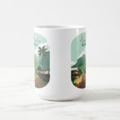 Mug Hanalei Kauai Hawaii Bay Mounts Green (Centre)