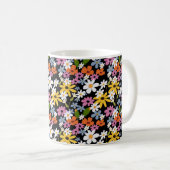 Mug Hand-drawn Colorful Botanical Seamless Pattern (Devant droit)