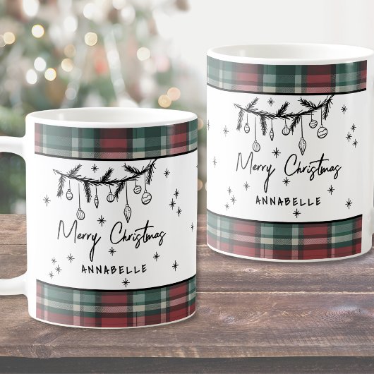 Mug Hand Drawn Merry Christmas