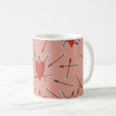 Mug Hand made seamless pattern with flat illustrations (Devant droit)