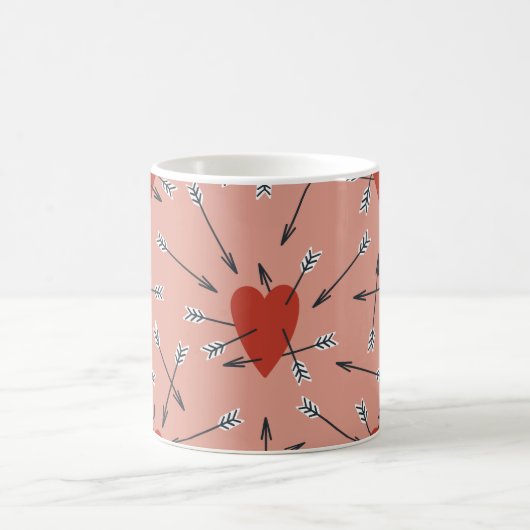 Mug Hand made seamless pattern with flat illustrations (Centre)
