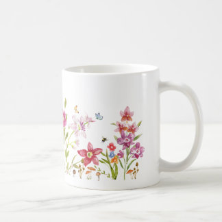 Mug Hand Painted Watercolor Botanical Art