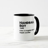 Mug Handball Boy Definition Funny Handball Player (Devant droit)