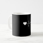 Mug Handball Handball Player Hearbeat (Devant gauche)