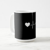Mug Handball Handball Player Hearbeat (Devant gauche)