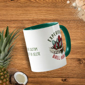 Mug Handler de balle expérimenté, Skeleton Christmas G