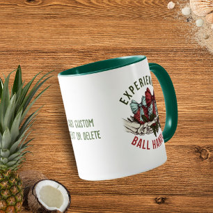 Mug Handler de balle expérimenté, Skeleton Christmas G