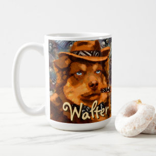 Mug Handsome Gangster Chien avec / Blue Eyes Personnal
