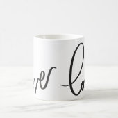 Mug Handwritten Calligraphy Script love (Centre)