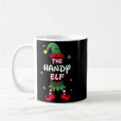 Mug Handy Elf Christmas Pajamas Pjs Matching Family Gr (Gauche)