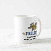 Mug Handyman humoristique (Devant droit)