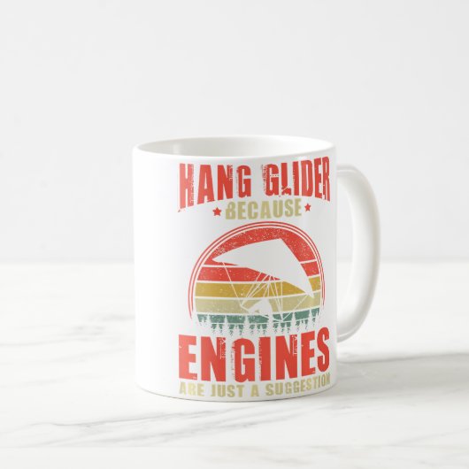 Mug Hang Glider Pilot Hang Gliding Accessories Gliding (Devant droit)