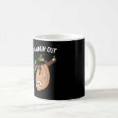 Mug Hanging Out Funny mignon Sloth (Devant droit)