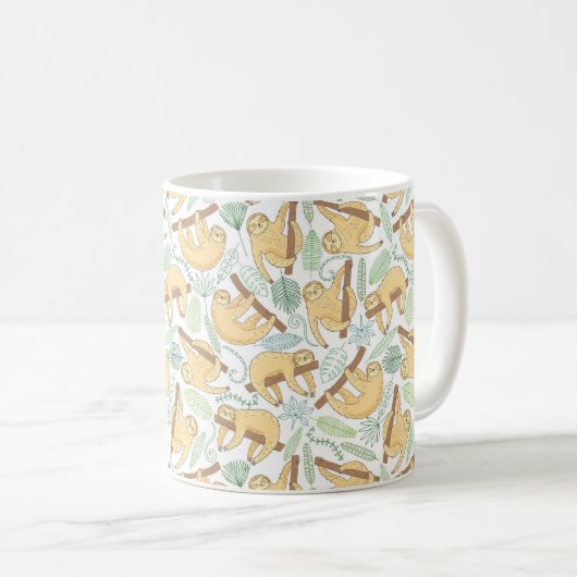 Mug Hanging Sloths (Devant droit)
