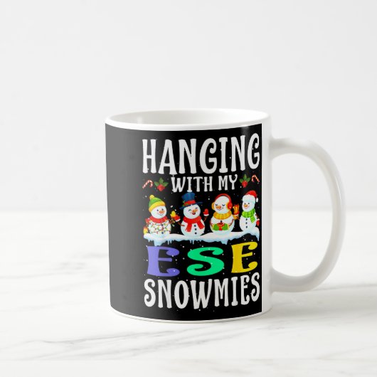 Mug Hanging With My Ese Snowmies Teacher Christmas Gif (Droite)