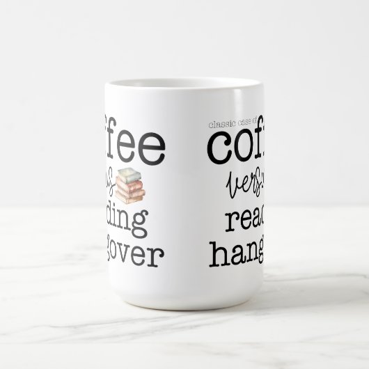 Mug Hangover de lecture/café (Centre)