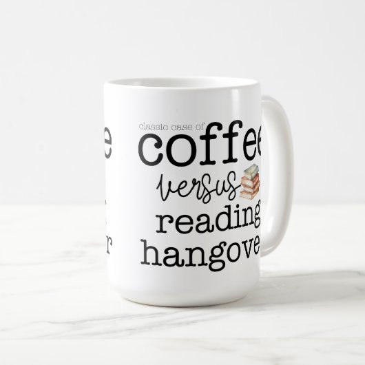 Mug Hangover de lecture/café (Devant droit)