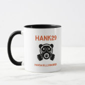 Mug Hank29 Panda tue Badger (Gauche)