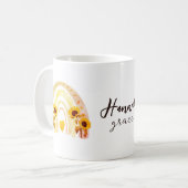 Mug Hanna Hébreu Signification Grace Arc-en-ciel Sunfl (Devant gauche)