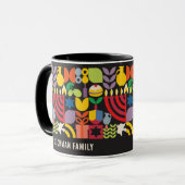 Mug Hanoukka Chanukah Menorah Personnalisé (Devant gauche)