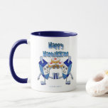 Mug Hanoukka Dancing Dreidels et Jelly Doughnut<br><div class="desc">Vous regardez The Lee Hiller Photography Art and Designs Collection of Home and Office Decor, Apparel, Gifts and Objets de collection. Les designs incluent Lee Hiller Photography et Mixed Media Art numérique Collection. Vous pouvez voir sa photographie de Nature sur http://HikeOurPlanet.com/ et suivre son blog randonnée dans le Parc National...</div>