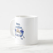Mug Hanoukka Dancing Dreidels et Jelly Doughnut (Devant gauche)