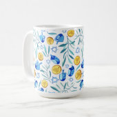 Mug Hanoukka Dreidel Motif de vacances juives (Devant gauche)
