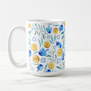 Mug Hanoukka Dreidel Motif de vacances juives