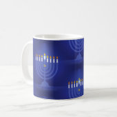 Mug hanoukka heureuse bleue (Devant gauche)